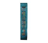 Mini Book Ornament Advent Calendar 2025,Small Bookshelf Miniature Library Holiday Decorations, 2025 Christmas Advent Calendar with 24 book gift
