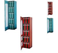 Mini Book Ornament Advent,Christmas Advent Calendar,Lovers Gifts Advent Calendar with 24 B-ook G-ift,Book Lovers Gifts Calendar,Small Bookshelf Miniature Library Holiday Decorations (Blue+Red)