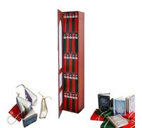 Mini Book Ornament Advent,Halloween Advent Calendar with 24 Volume for Lovers Gifts, Christmas Countdown Calendars, Christmas Tree Ornament Advent Calendar(A)