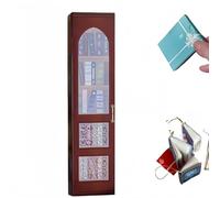 Mini Book Ornament Advent, Literature Lovers Gifts Calendar with 24 Volume Gift, Christmas Books Countdown Calendar for Books Lovers, Holiday Decorations(Red)