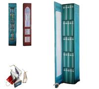 Mini Bookss Ornament Advent Calendar 2025, Books Lovers Gifts Advent Calendar with 24 Book Gift, Christmas Books Countdown Calendar for Book Lovers, Small Bookshelf (Blue)