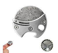 Mini Bottle Opener Keychain,Multifunctional Beer Bottle Opener,Compact Camping Gear Tool,Outdoor Gifts for Men,Lightweight Openers Keyring for Camping Travel DIY & Everyday Carry