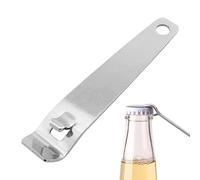 Mini Bottle Opener Stainless Steel - Portable Cap Remover Multi Function Ampoule Can Jar Lid Tool Compact Keychain Kitchen Nurse Utility Accessory Travel Use Case, 6.9x1cm/2.72x0.39 Inches