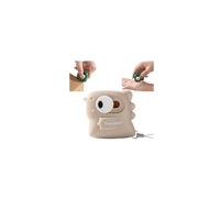 Mini Box Cutter, Retractable Box Opener, Package Openers, Ceramic Blade Lightweight Letter Openers, Cute Animal Shaped Dinosaur Package Boxs Opener with Lanyard Hole (Khaki 1pcs)