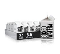 Boxed Water 8.5 oz. (24 Pack) - Purified Drinking Water in 92% Plant-Based Boxes, 100% Recyclable, BPA-Free, Refillable Cartons, Sustainable Alternative to Plastic Bottled Water, Mini Water for Kids