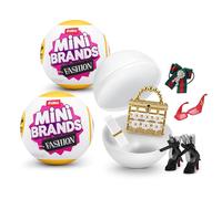Mini Brands Fashion 2 Capsule by ZURU Real Miniature Fashion Brands Collectible Toy, 2 Capsules of 5 Mystery Miniature Brands for Girls, Teens, Adults and Collectors (2 Capsule)