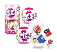 Mini Brands Retro capsule by ZURU, surprise retro collectable minis, blind packaging, retro themed collectables (2 Capsules)