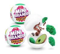 Mini Brands Create Garden, Series 1, Mystery Collectible Miniature Figures, Surprise Toy with Collectible Minis, Blind Packaging, DIY (2 Capsule), 2 Capsules