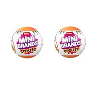 Mini Brands Create MasterChef Series 2 by ZURU (2 PACK) - Real Mini Dishes with Ingredients, UV LED Tool & Recipe Card | DIY Toy Capsule Non-Edible Collectible for Kids, Teens, and Adults.