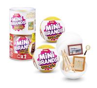 Mini Brands Create Mini Masterpieces Series 1, Capsule 2 PACK by ZURU, Real Miniature Masterpiece Creations Collectible Toy, Capsules of Mystery
