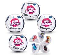 Mini Brands Disney Store Series 1, Mystery Collectible Miniature Figures, Surprise Minis, Blind Packaging, (4 Capsules)