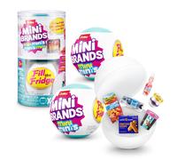 Mini Brands Fill The Fridge Mini Minis Series 1 by ZURU Collectible Miniature Toy (2 Capsules)