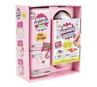 Mini Brands Fill The Fridge Playset With 2 Pack Capsule Delicious Food Mystery Blind Box Toy Collectible Ornaments Kids Gifts Pink