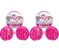 Mini Brands Foodie Series 2 Collectors Case By Zuru, Store & Display 30 minis (Includes 5 Mystery Foodie Minis) (Pack of 2)