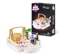 Mini Brands Mini Spaces Garden by ZURU - Build and Customize a Detailed Miniature Garden Diorama with Plants, Furniture, and Decorative Accessories, Perfect for Display and Collecting