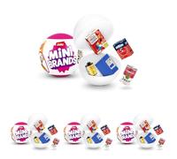 Mini Brands Retro capsule by ZURU, surprise retro collectable minis, blind packaging, retro themed collectables (1 Capsule) (Pack of 4)
