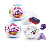 Mini Brands Sneakers Capsule 2 Capsule by ZURU Real Miniature Sneaker Brands Collectible Toy, 2 Capsules of 5 Mystery Miniature Brands for Girls, Teens, Adults and Collectors (2 Capsule)