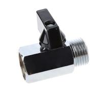 Mini Brass Ball Valve 1/2" 1/8" 1/4" 3/8" BSP Male to Female Thread Air Compressor Control Hose Connector Adapter(1/2")