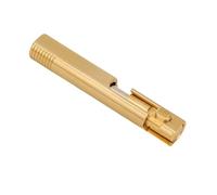 Mini Brass Ballpoint Pen Durable Construction Smooth Writing for Travel Business, Material: Brass, 1 X Mini Ballpoint Pen, Great for Travelers (Color)