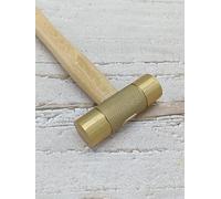 Mini Brass Hammer for Jewelry Making - Precision Tool for Texturing, Riveting & Metal Forming