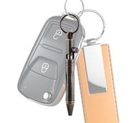 Mini Brass Pen - Travel Pocket Pen Brass Keychain, Mini Pens Pendant | 3.9 Inch, Small Portable Writing Tool Gift For Friends, Relatives, Colleagues & Customers, 1*Pc