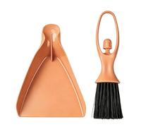 Mini Broom and Dustpan Set - Desk Broom Tool Kit, 4.33x9.25 Inches Brush Dustpan Set with Soft Angled Bristles, Handheld Sweepers, Tiny Tabletop Cleaner for Classroom Home Kitchen Office