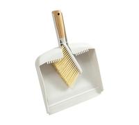 Mini Broom and Dustpan Set, Wooden Handle with Dense Bristles, 13.19 Inches Desk Cleaning Broom and Dustpan Set for Kitchen, Tabletop Counter Crumbs, Pet Litter Small Household Messes