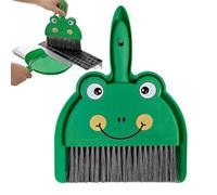 Mini Broom - Portable Hand Broom and Dustpan Set | Lightweight Small Dust Pan and Br-OOM | Multi-Functional Cleaning Tool for Efficient Home & Office Cleaning