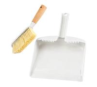 Mini Broom Set, Dense Bristles, 22.5x5.5x33.5cm, Desk Dustpan Combo, Wooden Handle S'weeper, Compact Design, for Kitchen, Tabletop, Bedroom, Living Room, Counter