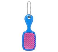 Mini Brush Keychain | Compact | PP material | Tiny Hairbrush | Portable Bright Color Accessory | lightweight | for Family Students Adults Men Women