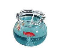 Mini Bubble Fish Tank Candle, Easy to Use, 5x4.5cm, Decorative Shaped Candle, Aromatherapy Soy Wax, Scented & Relaxing, for Bedroom, Party Favors, Meditation, Spa, Yoga, Office