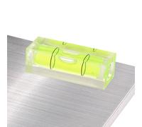 Mini Bubble Level: Compact Horizontal Spirit Instrument, Pocket Gradient, High Precision Acrylic | Caravan Leveling Tool for Furniture Frames, Light Level