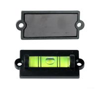 Mini Bubble Level for Photo Frame and Desk - Rectangular Level with Magnetic Base and Horizontal Bubble Tape Mounting Hole, 59x25x4mm(with Magnetic)