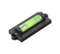 Mini Bubble Leveler with Magnetic Attachment and Horizontal Bubble Tape Mounting Hole for Accurate Leveling on for Photo Frames and Desks Featuring Flat Tape Hole (with Magnetic)