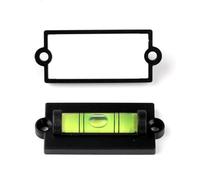 Mini Bubble Leveler with Magnetic Mount and Horizontal Bubble Indicator for Precision for Surface Leveling, Rectangular Plastic Level 59x25x4 mm (Not Magnetic)