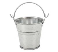 Mini Buckets 1:12 Scale Miniature Bucket Realistic Iron Tin Bucket with Movable Handle ideal for Dollhouse Accessories Scene Decor and DIY Crafts