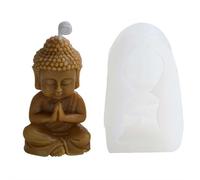 Mini Buddha Silicone Molds - Food Grade Mold for Resin, Aromatherapy Candles, Wax Craft, and DIY Home Car Decor Projects (Style B)