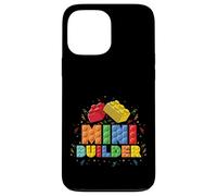 Mini Builder Funny Kids Block Building Brick Builder Case for iPhone 13 Pro Max
