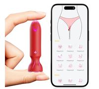 Mini Bullet Vibrator Adult Toys - App Controlled Female Sex Toys with 9 Vibration Modes, Lipstick G Spot Dildo Clitoral Vibrator for Women & Couples (Pink)