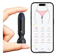 Mini Bullet Vibrator Adult Toys - App Controlled Female Sex Toys with 9 Vibration Modes, Lipstick G Spot Dildo Clitoral Vibrator for Women & Couples (Black)