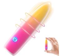 Mini Bullet Vibrator Sex Toys for Women, Small Vibrators Made of Body-Safe Silicone, Waterproof, USB Rechargeable Personal Massager with 10 Vibration Modes, Nipple Clit Stimulator Couples Sex Toy
