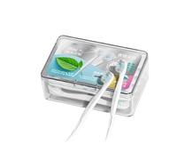 Mini Burst Toothbrushes Disposable Toothbrushes, with Toothpaste and Pick for Work Or Travel, Mint Flavor, Peach Flavor, Jasmine Tea Flavor, Peach Oolong Flavor (Blue)
