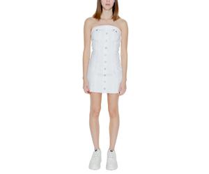 Mini Bustier Dress- female- Tommy Jeans- Short Dresses- White- L- Dresses L