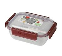 Mini Butter Dish Keeper Container with Clip Lock Lid Butter Cheese Holder Keeps Butter Fresh Fridge Countertop Food Meal Prep Lunch Storage Kitchen, Dishwasher & Microwave Safe (Dark Red, Rectangle)