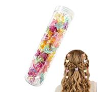 Mini Butterfly Hair Clips 60 Pieces Mini Non Slip Glitter Barrette | Hair Clip for Women Girls Party Holiday Birthday Travel Concert Wedding Styling Colorful
