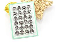 Mini Button Buckle Invisible Metal Snap Buttons Fasteners Press Studs Buttons for Sewing Clothing