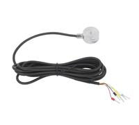 Mini Button Load Cell, Micro Weight Sensor Stainless Steel IP65 Tension and Compression Force Sensor with 25mm Diameter for Automation Equipment and Button Force Analysis (200KG)