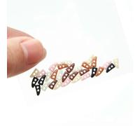 Mini Buttons 6mm Resin 2-Hole Horn Buttons for Doll Clothes Coat Accessories DIY Crafts Horn Buckle Sewing Decorative-04 Light Brown-200pcs