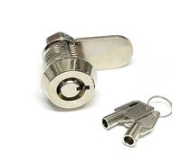 Mini Cabinet Tubular Cam Lock Zinc Alloy for Show Case Light-Box Mailbox Hardware MMS124 1Pcs(B)