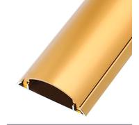 Mini Cable Trunking, Half Round Cable Cover For Wall And Floor Pack Of 2 1m Multicolor Multiple Sizes(Gold,3#)